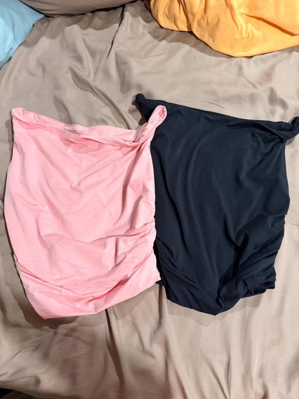 Abercrombie twist one shoulder off shoulder tops. Selling both together